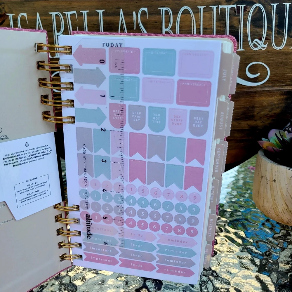 2024/2025 Altitude Mauve Pink Planner